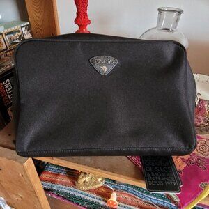 Jump paris cosmetics black multi compartments travel bag